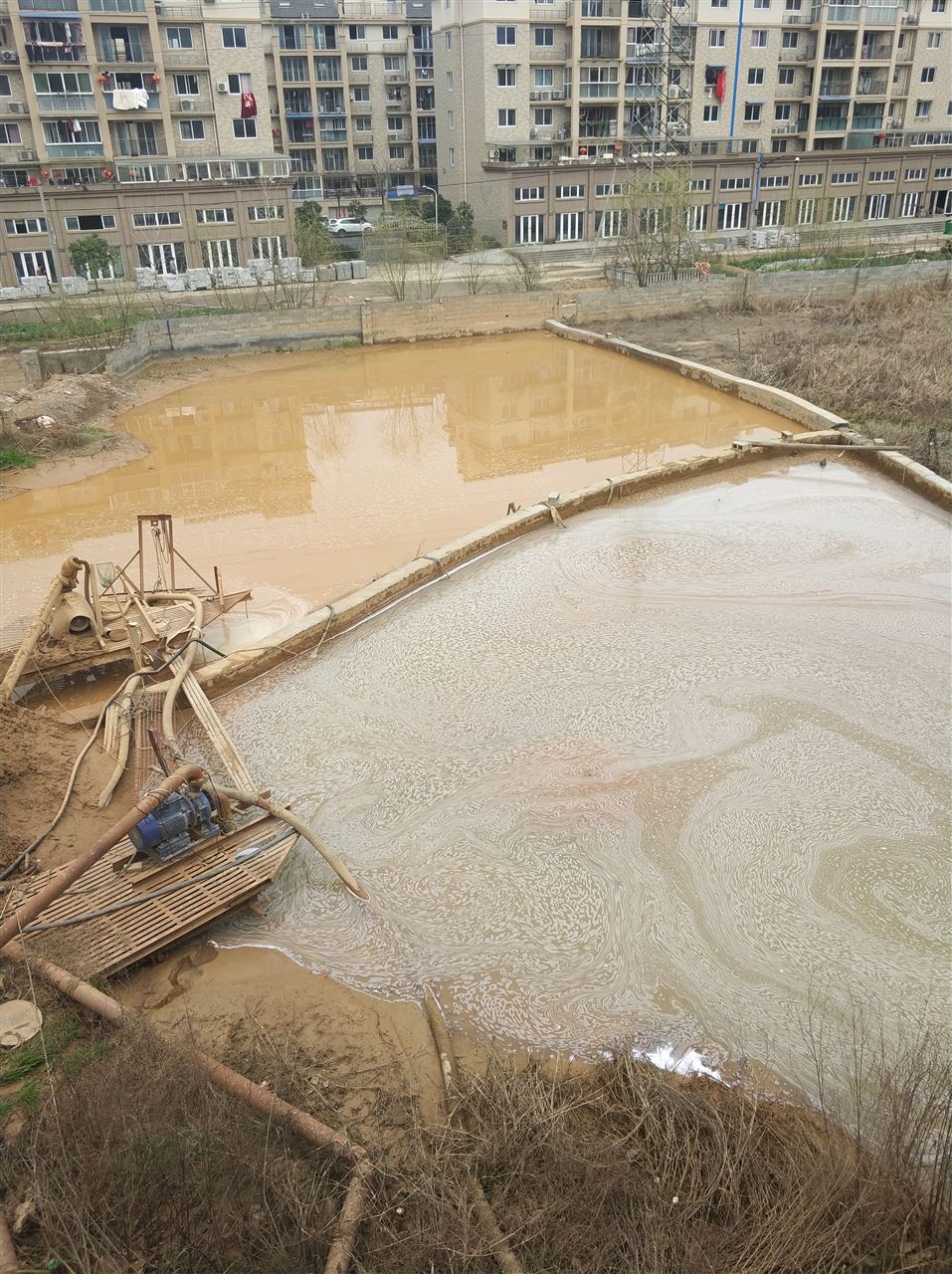 海东沉淀池淤泥清理-厂区废水池淤泥清淤